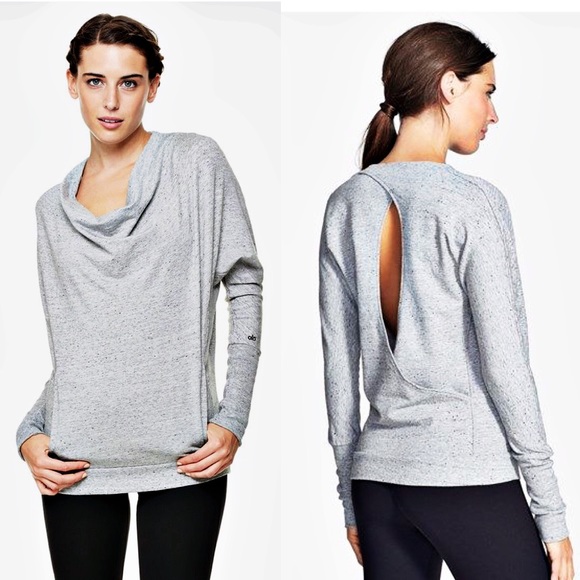 open back yoga sweater